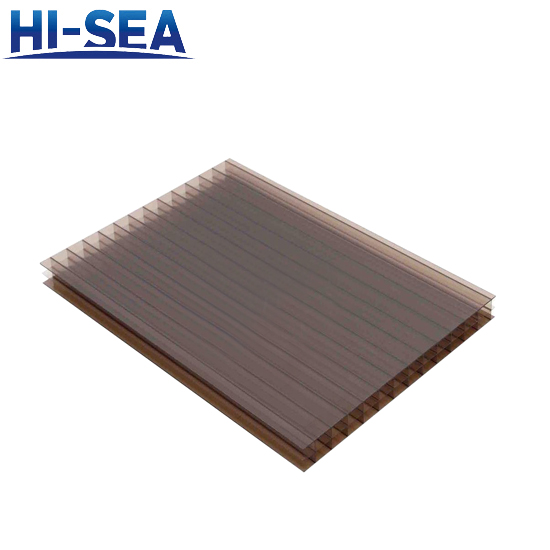 Brown PC Hollow Sheet